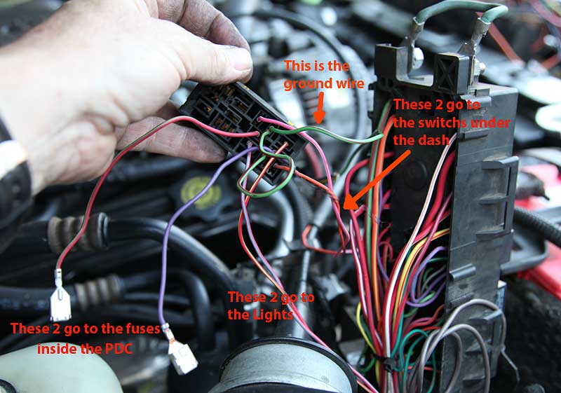 Hooking Up Auxiliary Light Relays - JeepForum.com